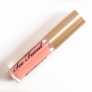 NWT Too Faced Lipgloss Naked Dolly Purse Size